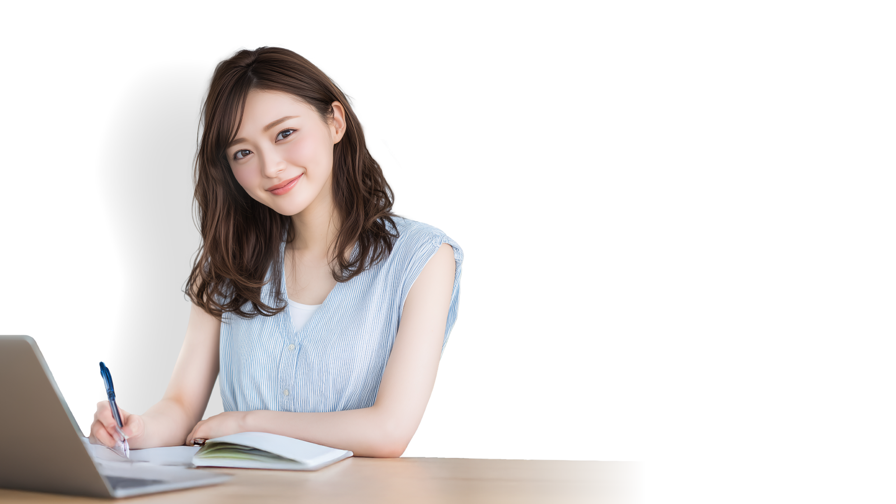 WEBデザインスクールを受講するフリーランス女性イメージ